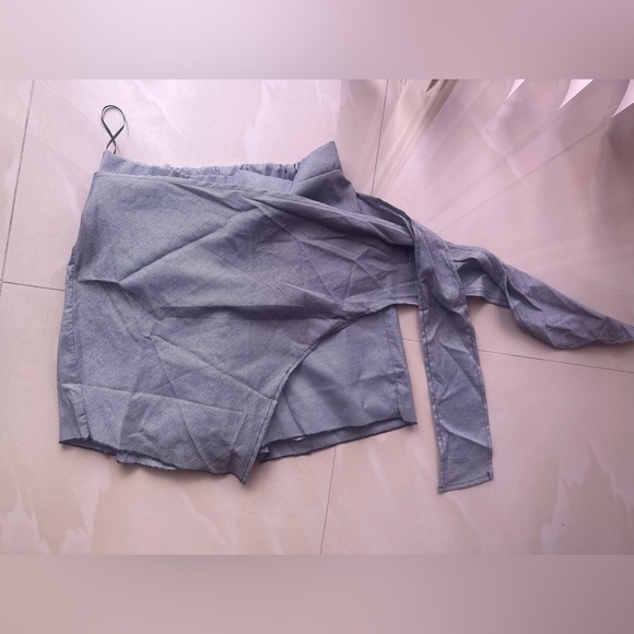 FP Movement Free People NWT Black Side Wrap Houndstooth Print Skort L - Picture 8 of 16